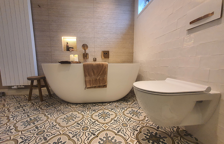Bouwproject Geobuild renovatie badkamer in Brecht