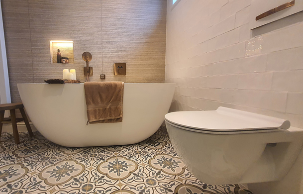 Bouw en renovatie van nieuwe badkamer in Brecht